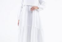 Inspirasi Cari Baju Lebaran J7do Cari Baju Baru Ini 5 Gamis Dan Dress Putih Untuk Dipakai