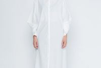 Inspirasi Cari Baju Lebaran Whdr Cari Baju Baru Ini 5 Gamis Dan Dress Putih Untuk Dipakai