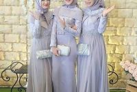 Inspirasi Contoh Baju Lebaran 2019 87dx 30 Model Gamis Kebaya 2019 Fashion Modern Dan Terbaru