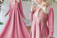 Inspirasi Model Baju Lebaran 2018 Terbaru 3id6 Trend Gamis Lebaran 2018 Kayana Pink Model Baju Gamis