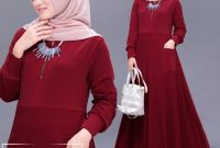 Inspirasi Model Baju Lebaran Kekinian 2019 Drdp Gamis Polos Kekinian 2019 Dilla Gamissyari