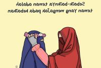 Inspirasi Muslimah Kartun Bercadar Zwd9 300 Gambar Kartun Muslimah Bercadar Cantik Sedih Keren