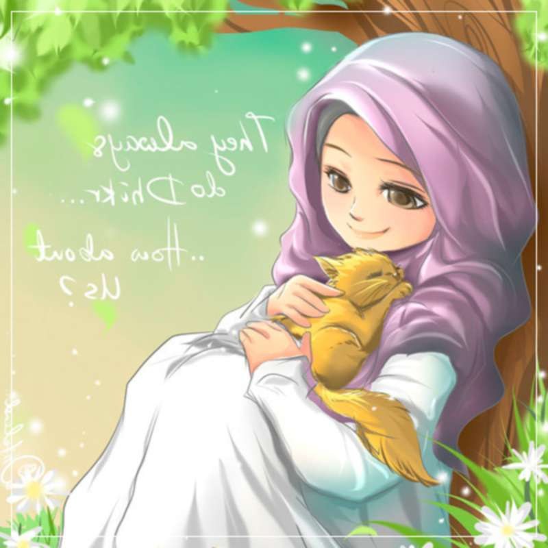 Inspirasi Muslimah Kartun Cantik 8ydm 22 Gambar Kartun Wanita Muslimah Anak Cemerlang