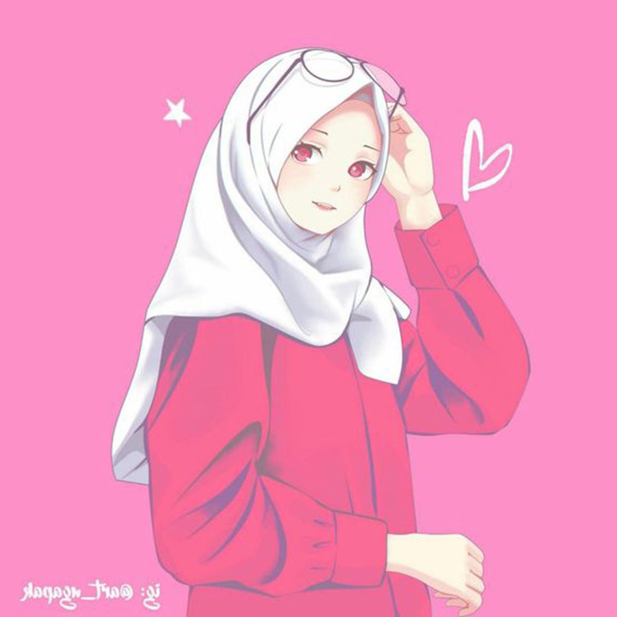 Inspirasi Muslimah Kartun Cantik Dddy 1000 Gambar Kartun Muslimah Cantik Bercadar Kacamata El