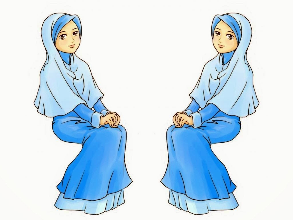 Inspirasi Muslimah Kartun Cantik Dddy 75 Gambar Kartun Muslimah Cantik