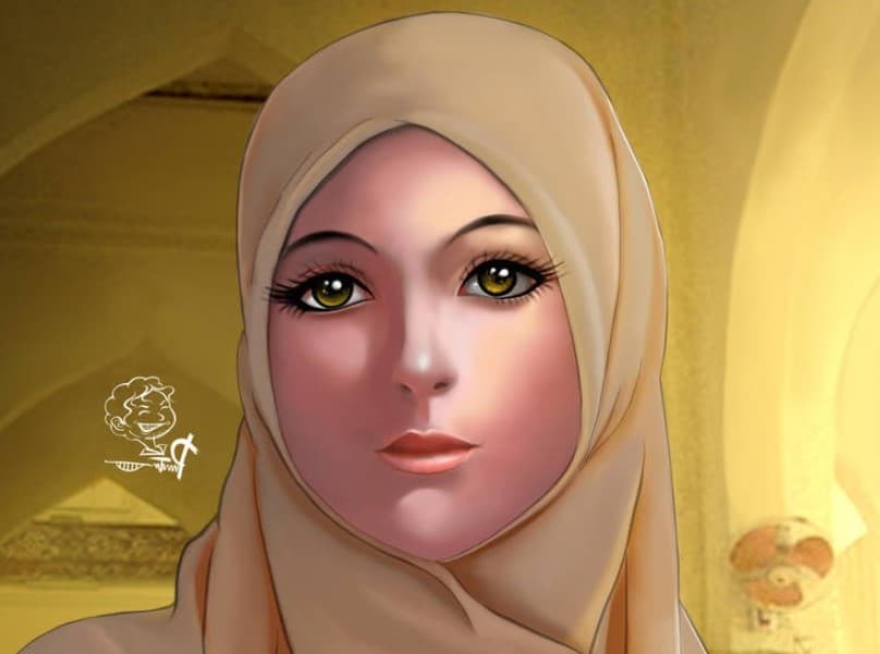 Inspirasi Muslimah Kartun Cantik Mndw 30 Gambar Kartun Muslimah Bercadar Syari Cantik Lucu