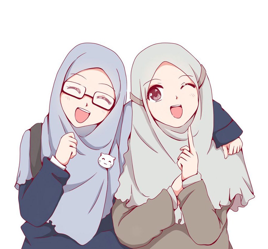 Inspirasi Muslimah Kartun Lucu E9dx 1000 Gambar Kartun Muslimah Cantik Bercadar Kacamata El