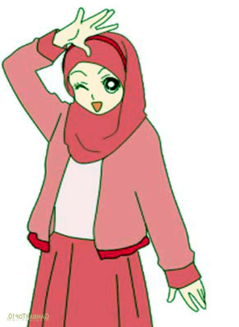 Inspirasi Muslimah Kartun Lucu S1du 19 Kartun Muslimah Lucu Anak Cemerlang