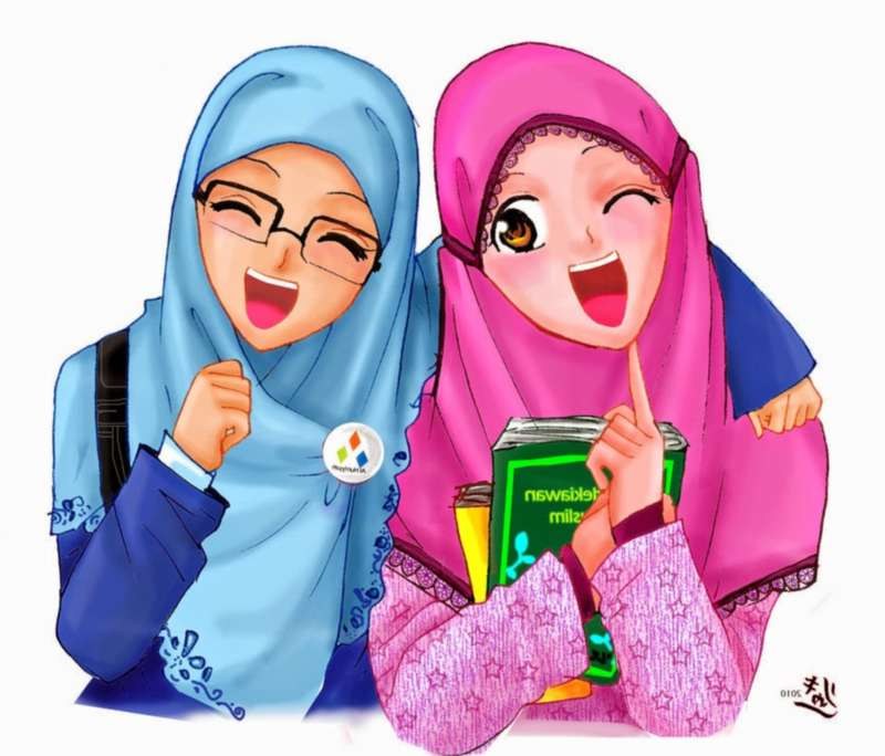 Inspirasi Muslimah Kartun Lucu S5d8 19 Kartun Muslimah Lucu Anak Cemerlang