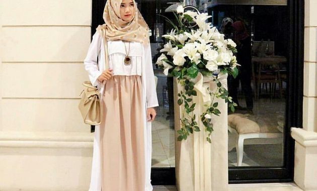 Inspirasi Style Baju Lebaran 3ldq 20 Trend Model Baju Muslim Lebaran 2018 Casual Simple Dan
