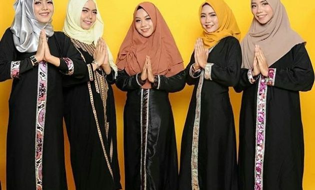 Model Baju Lebaran 2018 Tqd3 20 Trend Model Baju Muslim Lebaran 2018 Casual Simple Dan