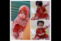 Model Baju Lebaran Bayi Gdd0 Baju Muslim Bayi Usia 1 Tahun I Gamis Bayi