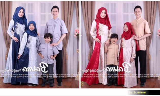 Model Baju Lebaran Keluarga 2019 Mndw Inspirasi Baju Lebaran 2019 Couple Keluarga Terdiri Dari 3