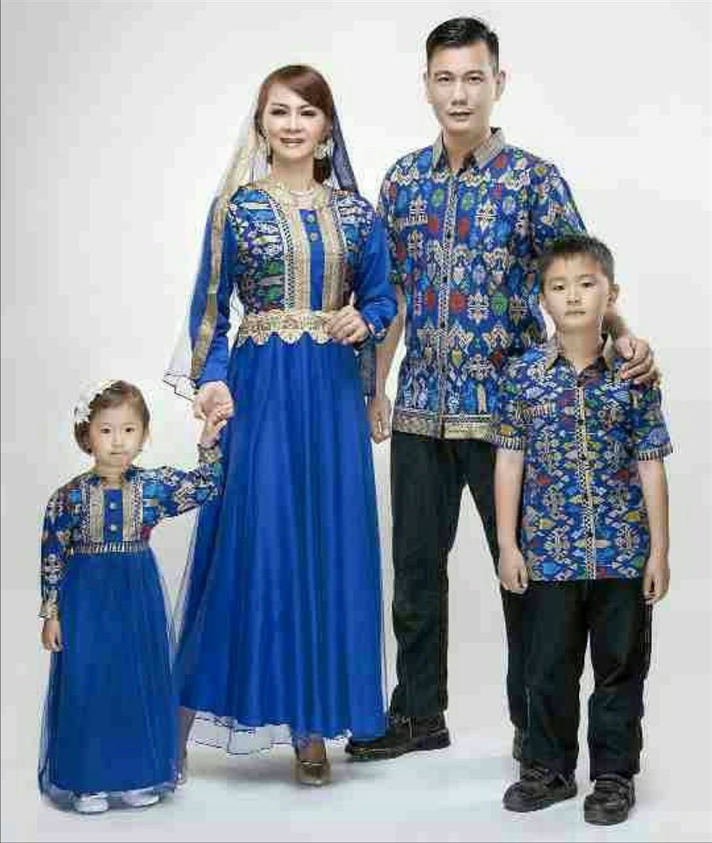 Model Baju Lebaran Keluarga Batik Ipdd Jual Baju Batik Sarimbit Keluarga Couple Family Dengan 2