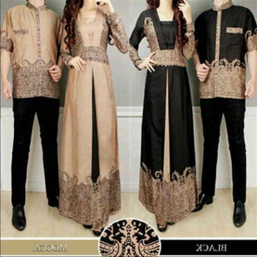 Model Baju Lebaran Mewah 87dx Jual Baju Muslim Lebaran Suami and istri Trend Batik Mewah
