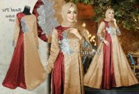 Model Baju Lebaran Mewah Q0d4 Baju Lebaran Mewah Terbaru Tessae Kubus Maroon Model