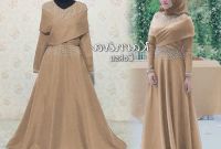 Model Baju Lebaran Mewah S1du Model Baju Gamis Mewah Elegan
