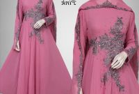 Model Baju Lebaran Mewah Tqd3 Jual Baju Muslim Pink Anggun Mewah Lebaran Model Terbaru