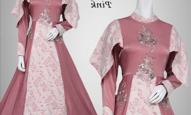 Model Baju Lebaran Mewah Whdr Jual Baju Lebaran Pink Mewah Gamis Pesta Terbarulongdress