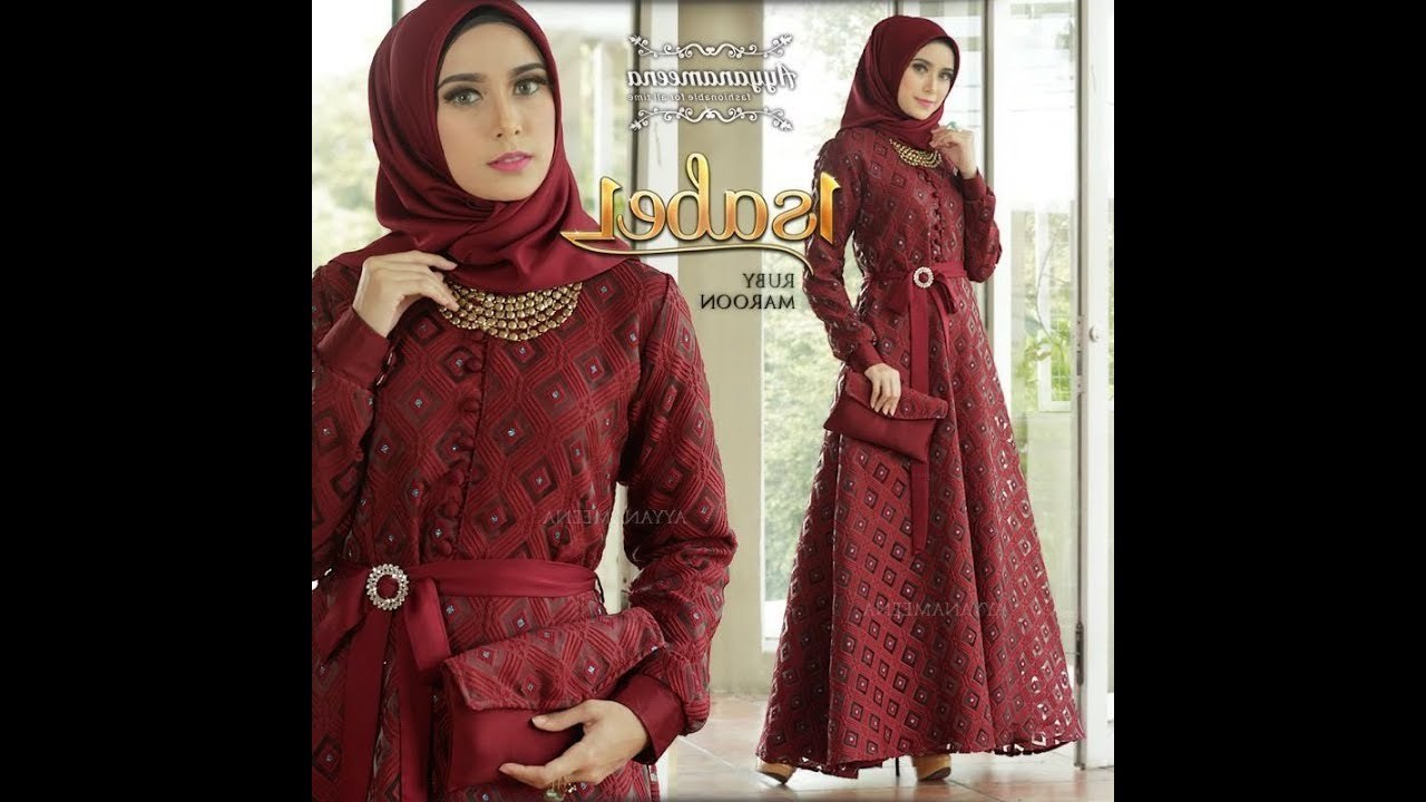 Model Baju Lebaran Mewah Xtd6 Gaun Pesta Muslimah Cantik Unik Elegan Dan Mewah Terbaru
