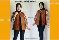 Model Baju Lebaran Modis U3dh Model Baju Batik Wanita Terbaru Trend Batik atasan Populer