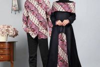 Model Baju Lebaran Pasangan Jxdu Baju Gamis Couple Pasangan Batik Lebaran Sabna Gamisalya