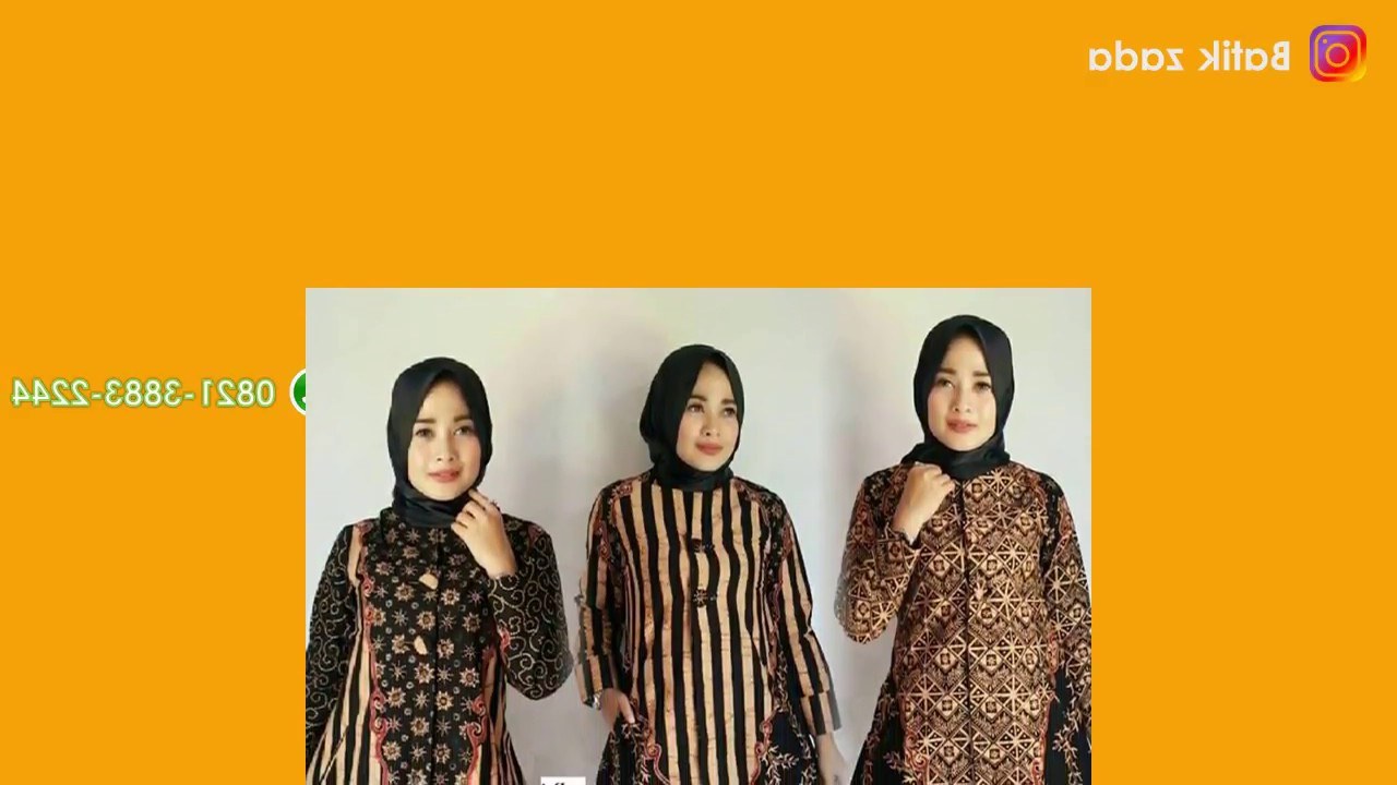 Model Baju Lebaran Syar&amp;#039;i S1du Model Baju Batik Wanita Terbaru Trend Model Baju Batik