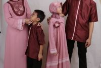 Model Inspirasi Baju Lebaran Keluarga 3id6 Model Busana Muslim Terbaru