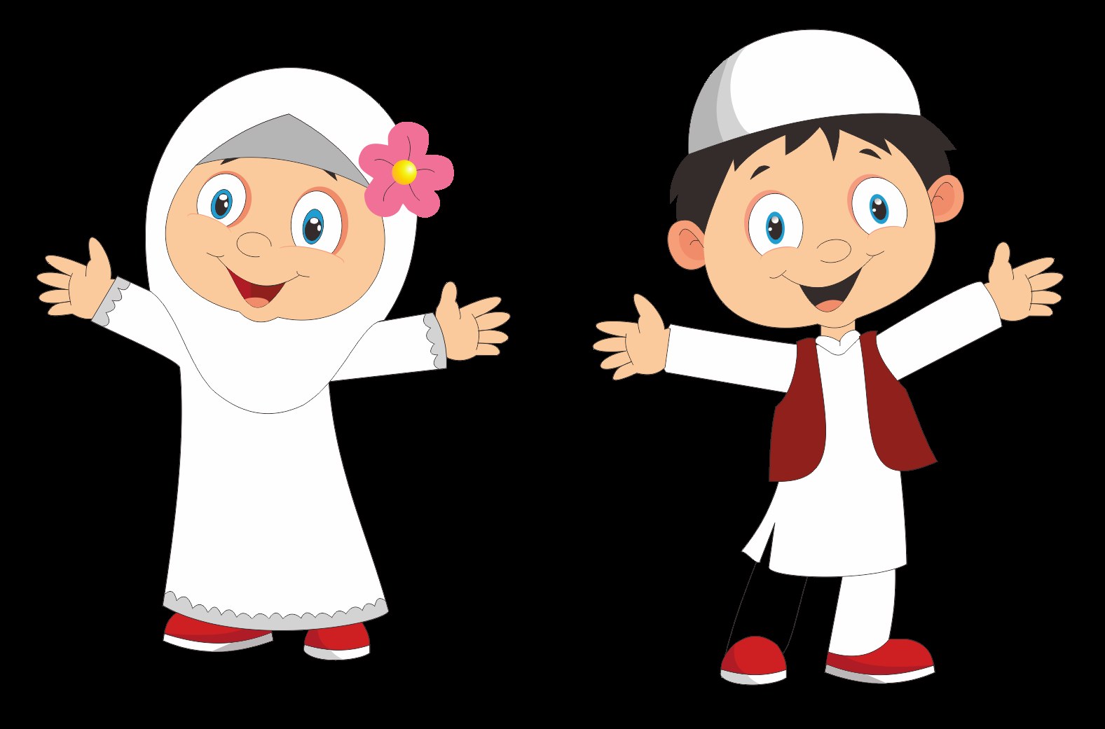 Model Muslimah Kartun Png 3id6 Berbagi Informasi Kumpulan Cartoon Anak Muslim Cdr