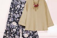 Model Setelan Baju Lebaran 2018 Drdp Setelan Kulot Terbaru 2018 Farah Moka Model Baju Gamis